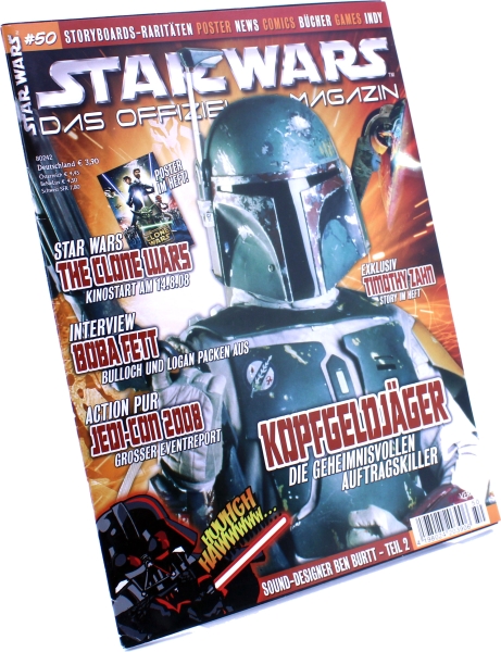 Star Wars - das offizielle Magazin vom OZ Verlag Nr. 50: Kopfgeldjäger - die geheimnisvollen Auftragskiller